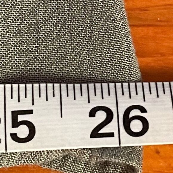 Vintage Small Mudd taupe tan sleeveless solid crochet yolk top tank top shirt - Picture 8 of 10